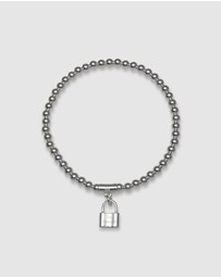 Von Treskow - Von Treskow Padlock Stretchy Bracelet