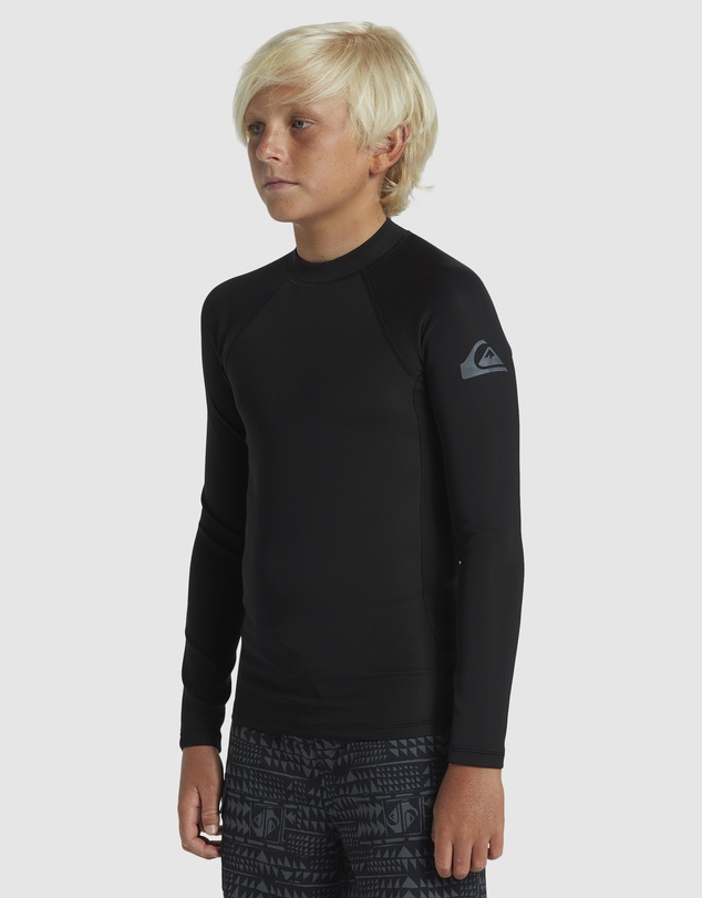 Quiksilver - Everyday Heat Long Sleeve Upf 50 Surf T Shirt For Boys 2 7