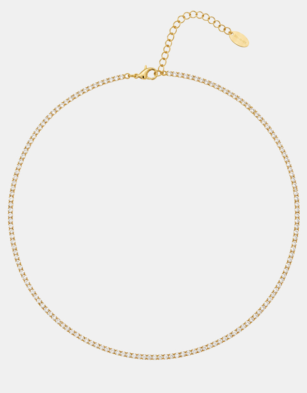 Sonne Jewellery - Tennis Necklace Gold