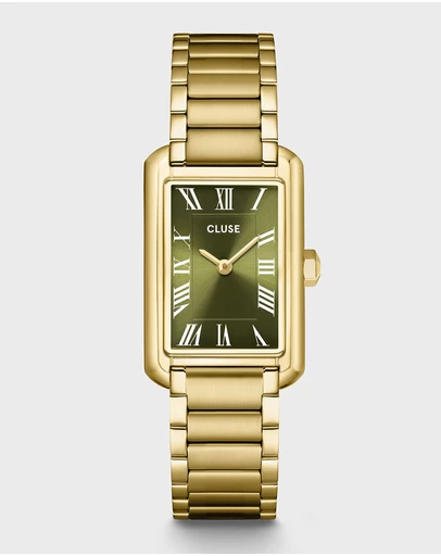 Cluse - Belisenna Watch Steel, Olive, Gold Colour