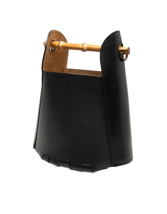 Pre-Loved by Azura Reborn - Pre-Loved Calfskin Bamboo Bucket Bag