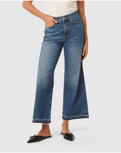 Forever New - Bea Wide Leg Crop Jeans
