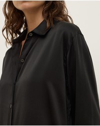 Assembly Label - Pippa Silk Long Sleeve Shirt