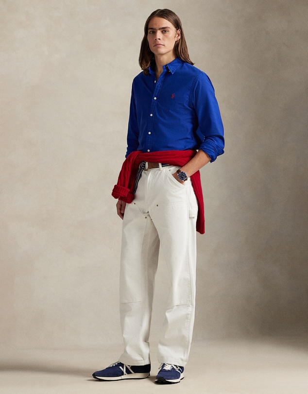 Polo Ralph Lauren - Custom Fit Garment-Dyed Oxford Shirt - ICONIC EXCLUSIVE