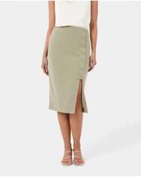 Forcast - Ace Side Button Skirt