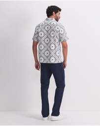 Sportscraft - Bandana Short Sleeve Resort Shirt