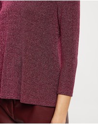 Lindsay Nicholas New York - Disco Glitter Top