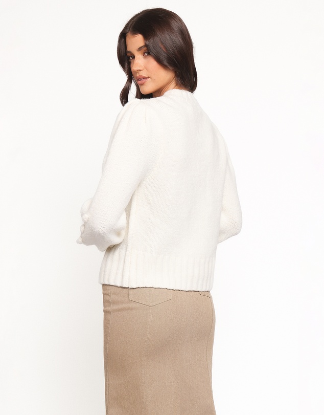 Petal & Pup - Cleo Floral Cardigan - Cream