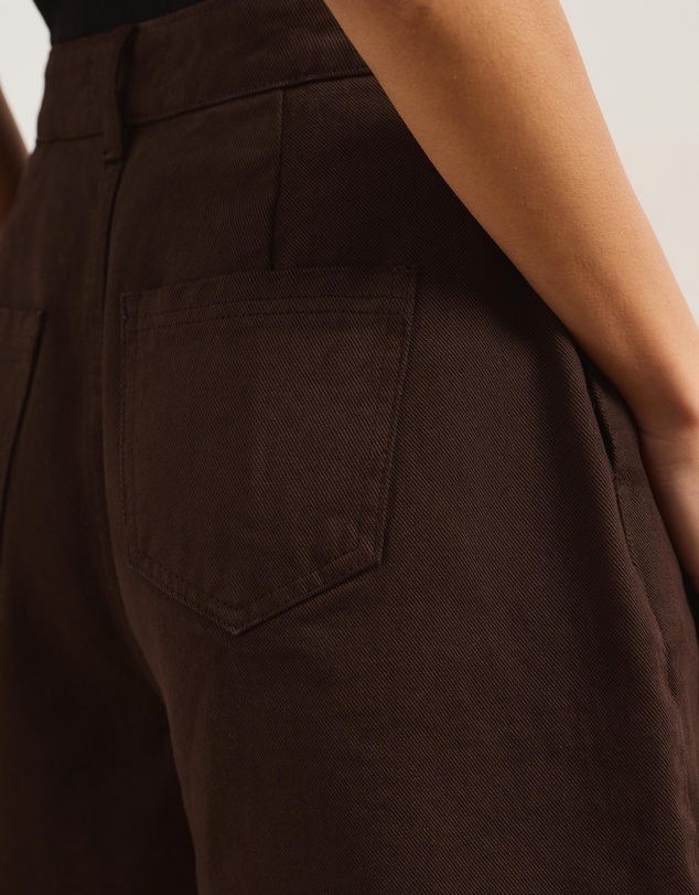 Atmos&Here - Devon Pleated Denim Shorts