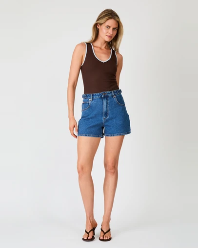 Rolla's - Mirage Cinch Denim Shorts - Canyon Stone
