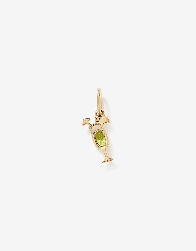 Michael Hill - Lemon Quartz & Garnet Piña Colada Cocktail Pendant in 18kt Gold Vermeil