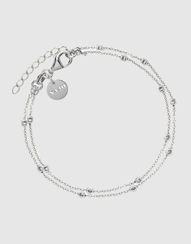 Najo - Birdsong Silver Chain Bracelet (18.5cm + 3cm ext)
