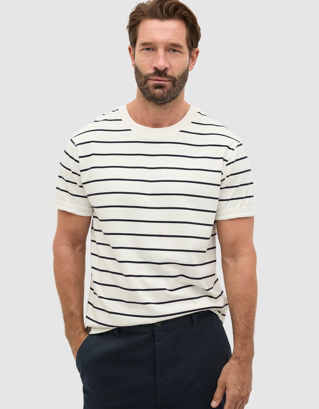 Seed Heritage - Stripe Crew Tee