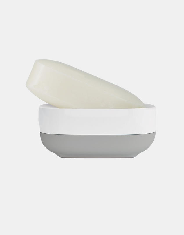 Joseph Joseph - Slim™ Compact Soap Dish - Grey/White