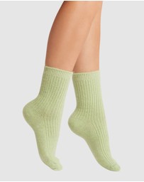 High Heel Jungle - Cashmere Cloud Sock - Matcha