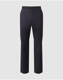 Van Heusen - Wool Tonal Glen Check Suit Pant