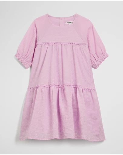 Country Road - Short Sleeve Seersuck Dress