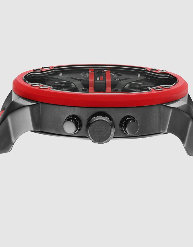 Diesel - The Daddies Series Red Analogue Watch