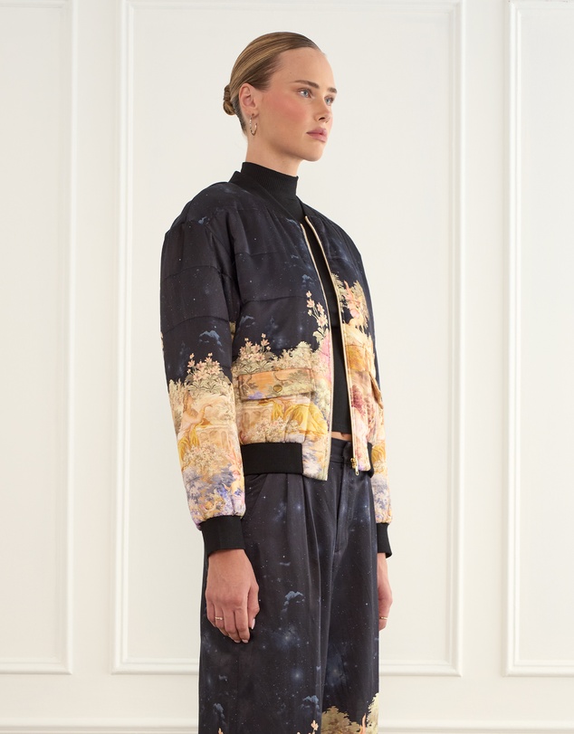 Aqua Blu Australia - Orion Cameron Bomber Jacket