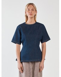 Sass - Abi Fitted Denim Tee