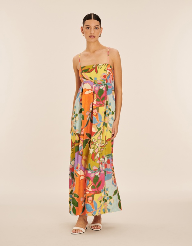 AERE - Aniya Linen Maxi Dress