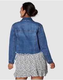 Sunday In The City - Chatterbox Crop Denim Jacket
