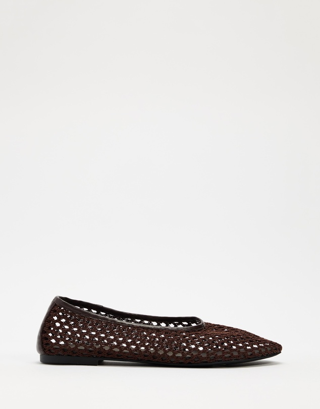 AERE - Mesh Ballet Flats