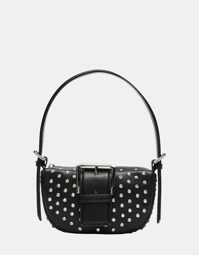 Steve Madden - BAxis Black Silver Handbag