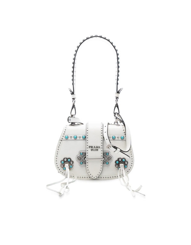 Pre-Loved by Azura Reborn - Pre-Loved City Calf Studded Folk Corsiere Satchel