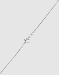 Kuzzoi - ICONIC EXCLUSIVE - Necklace Men Plate Pendant Basic Hammered in 925 Sterling Silver