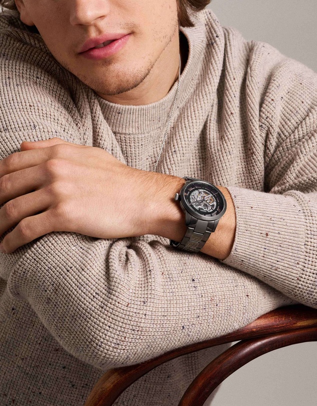 Fossil - Townsman Gun-Metal Automatic Watch