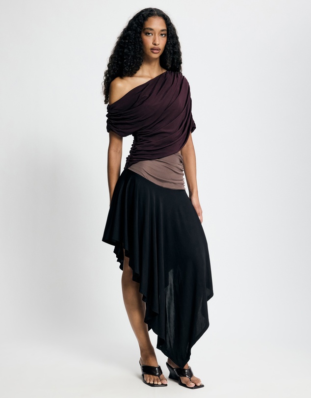 Lover - Ines Asymmetrical Midi Dress