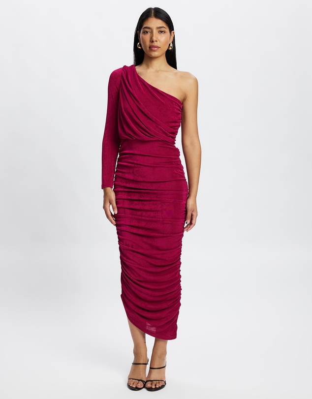 Romance by Honey and Beau - Avaline One Shoulder Dress