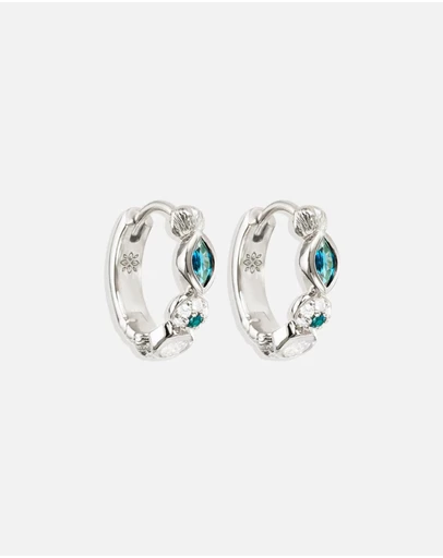 By Charlotte - Silver Protection of Eye Hoops