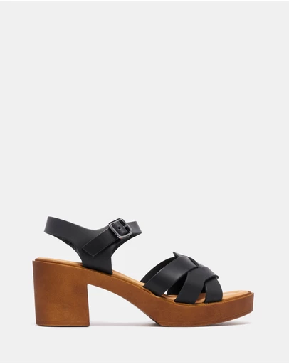 BioNatura - Verna Leather Platform Heels