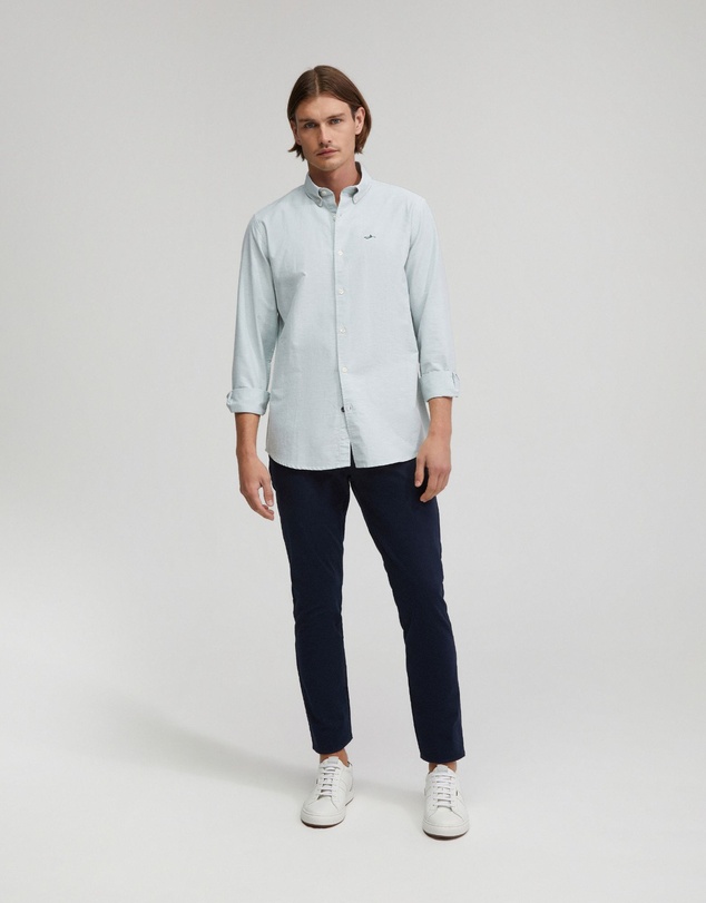 Oxford - Holloway Oxford Weave Cotton Shirt