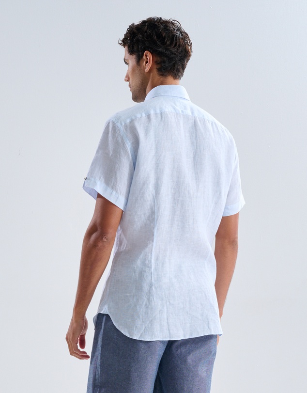 3 Wise Men - 3 Wise Men Seabreeze Linen Short Sleeve Shirt