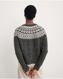 Seasalt - Seasalt Cornwall Grey Port Kinnis Cardigan Merino