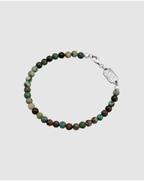 Haze & Glory - ICONIC EXCLUSIVE - Bracelet Men Turquoise Ocean 925 Sterling Silver