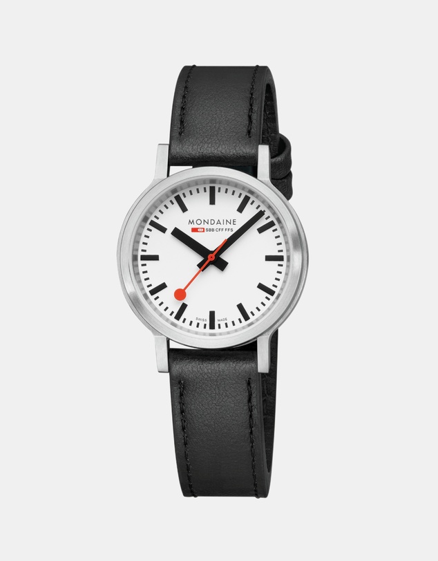 Mondaine - Mondaine Official Swiss Railways Stop2Go Automatic BackLight 34mm Watch