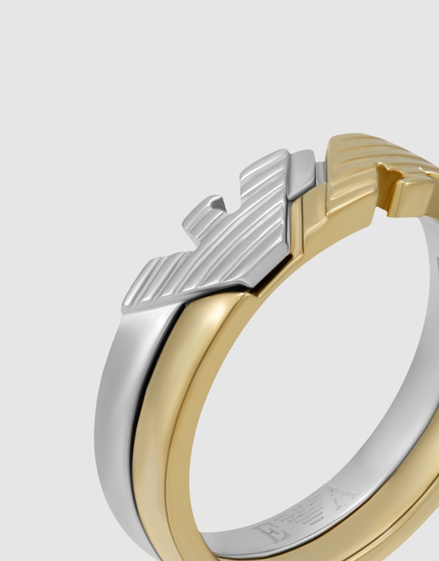 Emporio Armani - Two-Tone Stack Ring