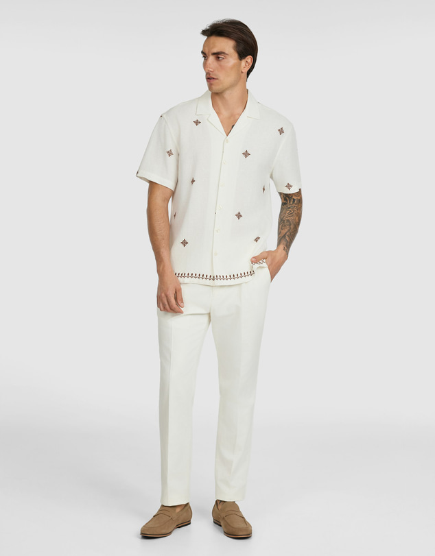 Tarocash - Leandro Embroidered Shirt