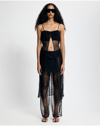 Lover - Malina Layered Lace Tunic Top