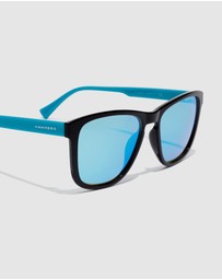 Hawkers Co - HAWKERS- Polarized Black Clear Blue ZHANNA Sunglasses for Men and Women UV400