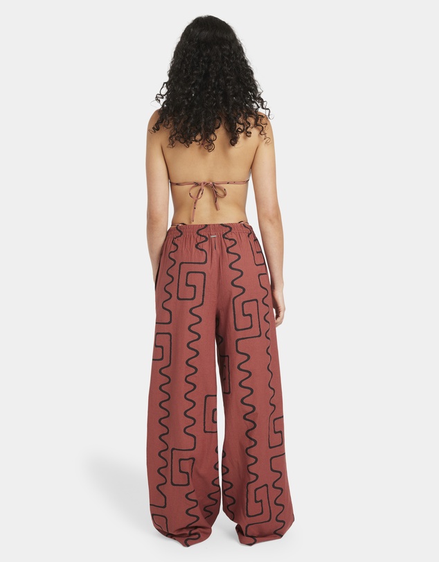 RVCA - Womens Farlow Elastic Linen Pants