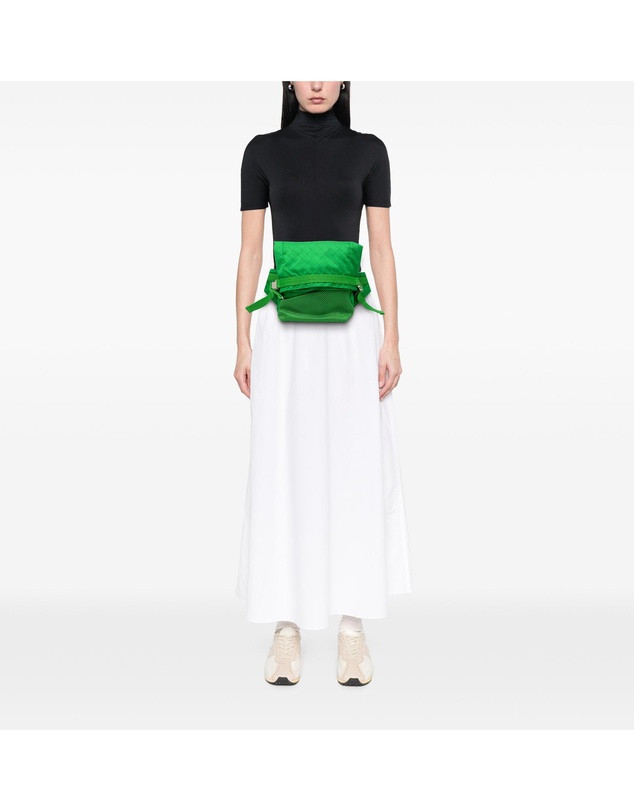 Pre-Loved by Azura Reborn - Pre-Loved Nylon and Mesh Intrecciato Belt Bag