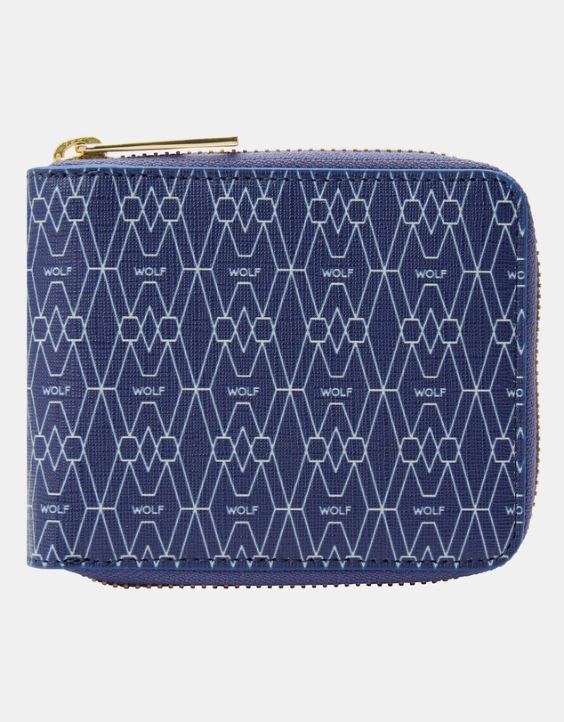 Wolf - Wolf Signature Range Zip Around Wallet Blue