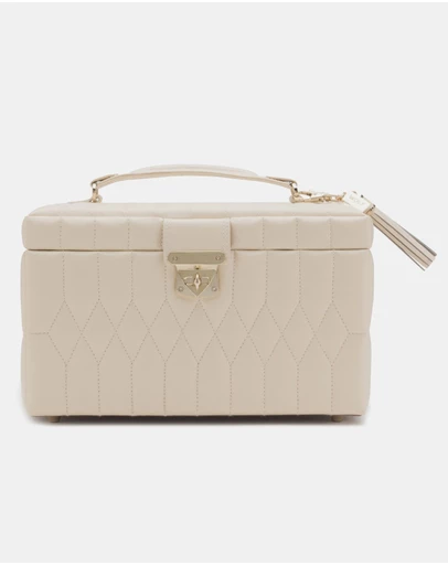 Wolf - Wolf Caroline Medium Jewellery Case Ivory