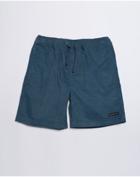 Vacancy Co - Cord Elastic Waist Stretch Short - Youth
