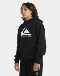 Quiksilver - Boys 8 to 16 Comp Logo Pullover Hoodie